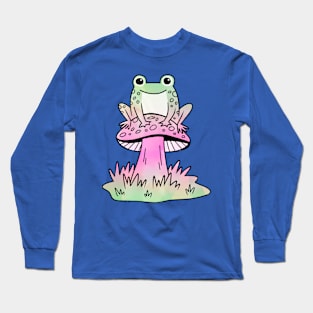 Frog and Mushroom Long Sleeve T-Shirt